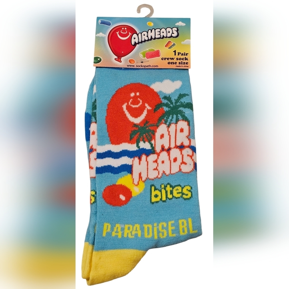 Airheads 1 Pair Adult Crew Socks. New!